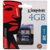 CARTAO MEMÓRIA 4GB KINGSTON SD4